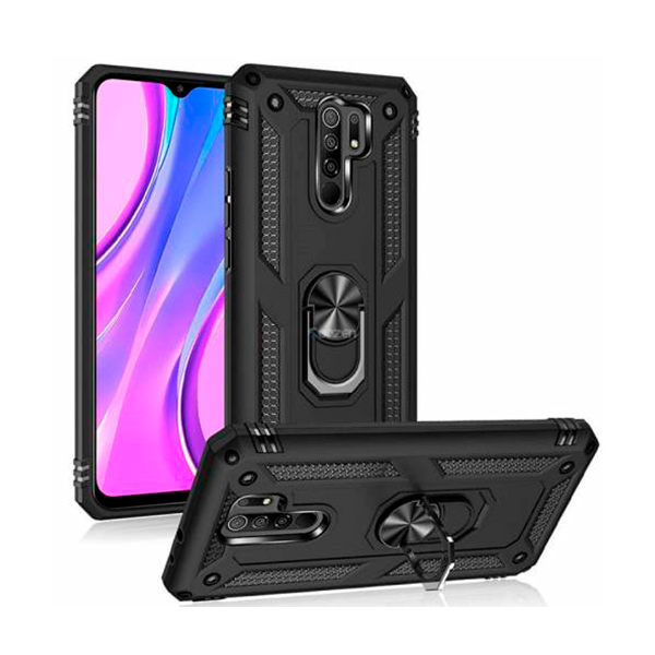 Чохол Armor Case для Xiaomi Redmi 9 with Ring Black