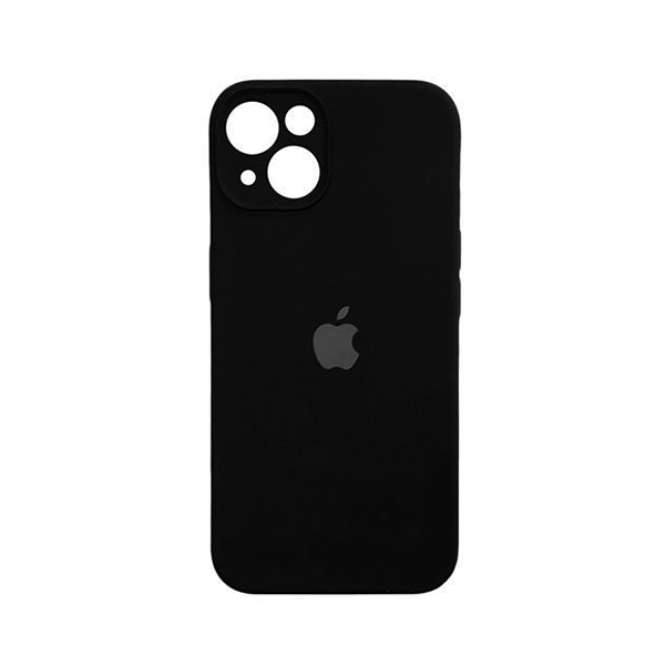 Чохол Soft Touch для Apple iPhone 13 Black with Camera Lens Protection Square