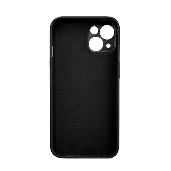 Чехол Soft Touch для Apple iPhone 15 Black with Camera Lens Protection