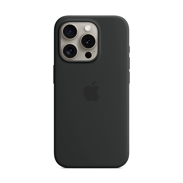 Чехол Apple iPhone 15 Pro Silicone Case with MagSafe Black (MT1A3)