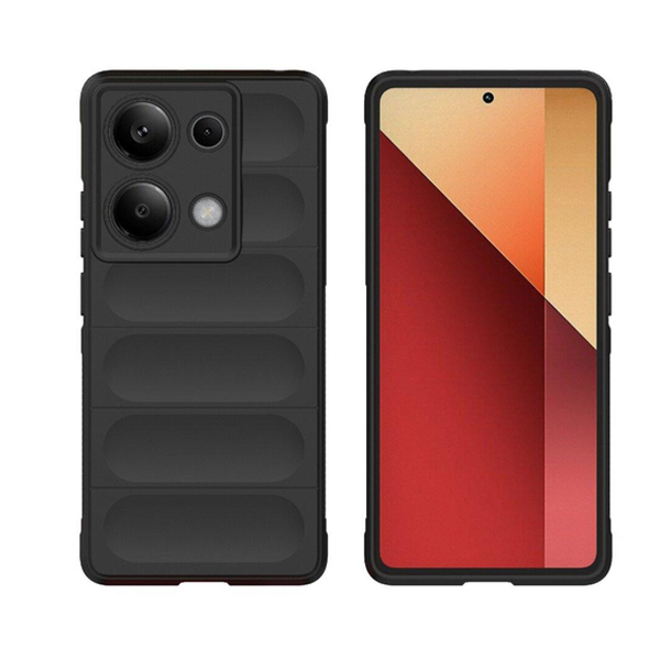 Чехол Cosmic Magic Shield for Xiaomi Redmi Note13 Pro 4G/Poco M6 Pro 4G Black with Camera Lens