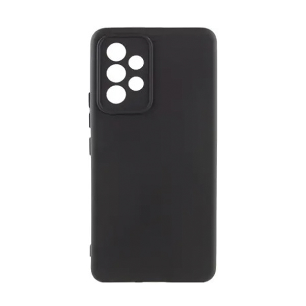 Чехол Original Soft Touch Case for Samsung A53-2022/A536 Black with Camera Lens