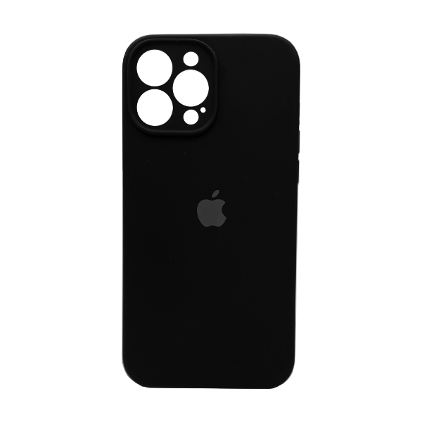 Чохол Soft Touch для Apple iPhone 13 Pro Max Black with Camera Lens Protection
