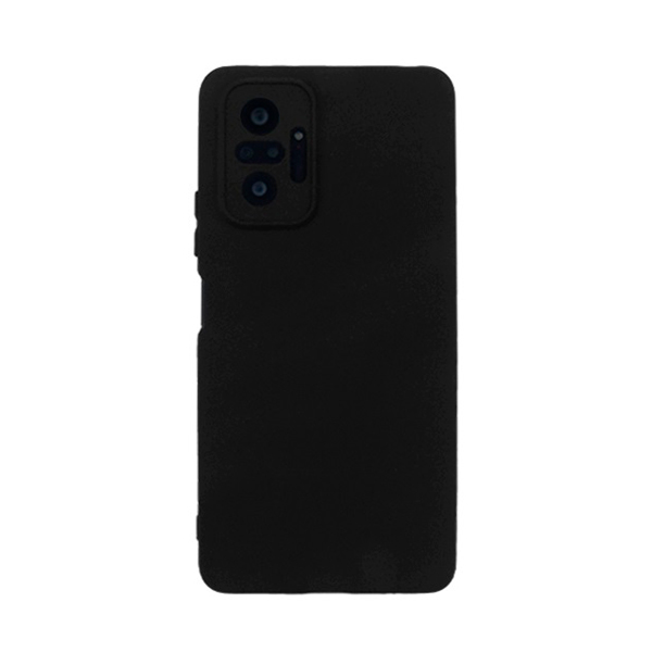 Чохол Original Soft Touch Case for Xiaomi Redmi Note 10 Pro/Note 10 Pro Max Black with Camera Lens