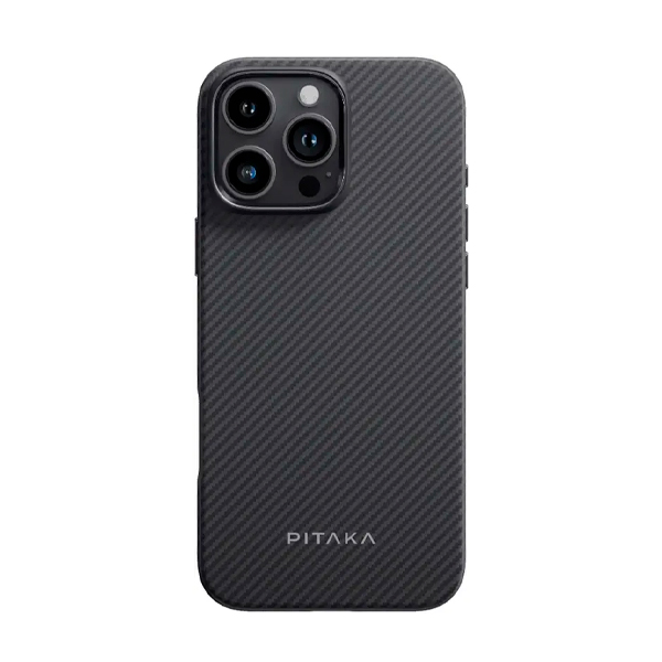 Чохол Pitaka iPhone 16 Pro Max Case with MagSafe Black/Grey (KI1601PMPA)