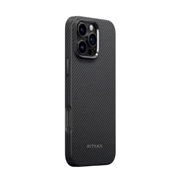 Чохол Pitaka iPhone 16 Pro Max Case with MagSafe Black/Grey (KI1601PMPA)