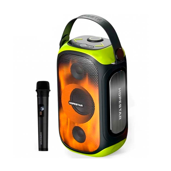 Портативна Bluetooth колонка Hopestar Party 300 Black/Light Green