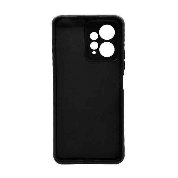 Чехол Original Soft Touch Case for Xiaomi Redmi Note12 4G Black with Camera Lens