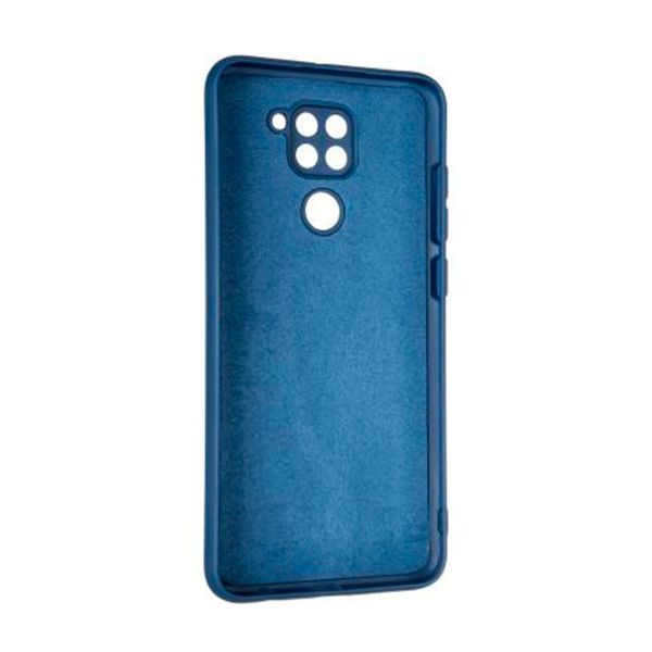 Чохол Original Soft Touch Case for Xiaomi Redmi Note 9/Redmi 10x Midnight Blue with Camera Lens