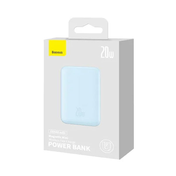 Зовнішній акумулятор Baseus Magnetic Mini Wireless Fast Charge 10000mAh 20W Blue (PPCX110105)