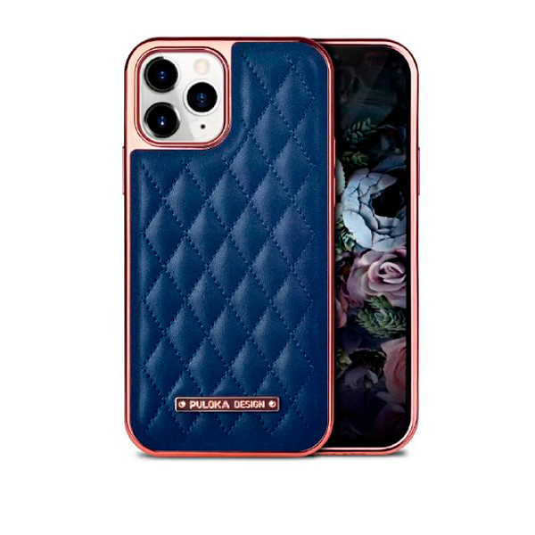 Чохол Puloka Leather Case для iPhone 11 Pro Blue