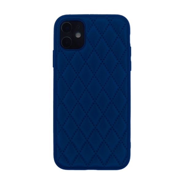 Чохол Leather Lux для iPhone 11 Blue
