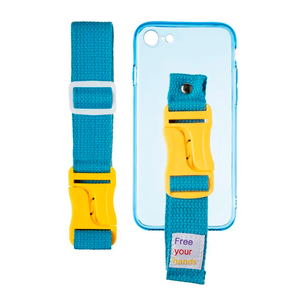 Чехол накладка Free Your Hands Sport Case для iPhone 7/8/SE Blue