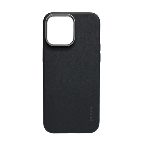 Чохол Blueo Leather Case for iPhone 14 Pro Max with MagSafe Black