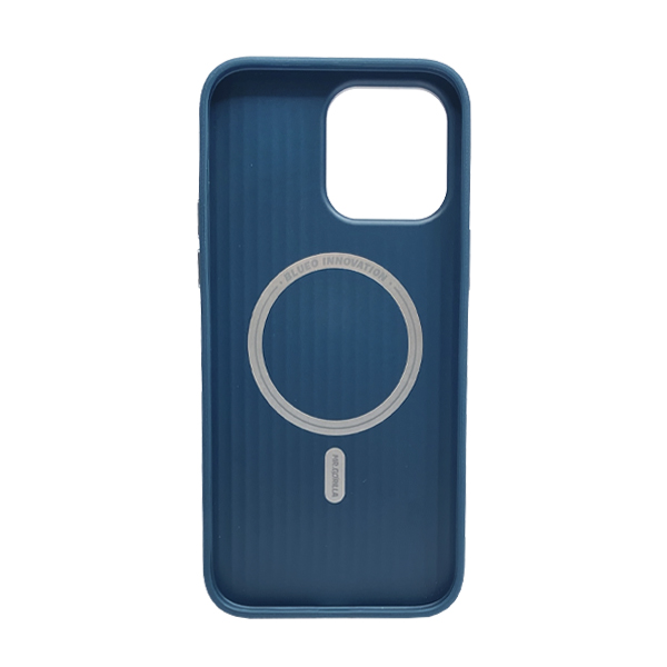 Чохол Blueo Leather Case for iPhone 14 Pro Max with MagSafe Dark Blue