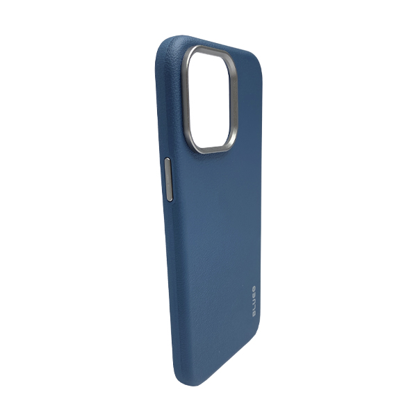 Чохол Blueo Leather Case for iPhone 14 Pro Max with MagSafe Dark Blue