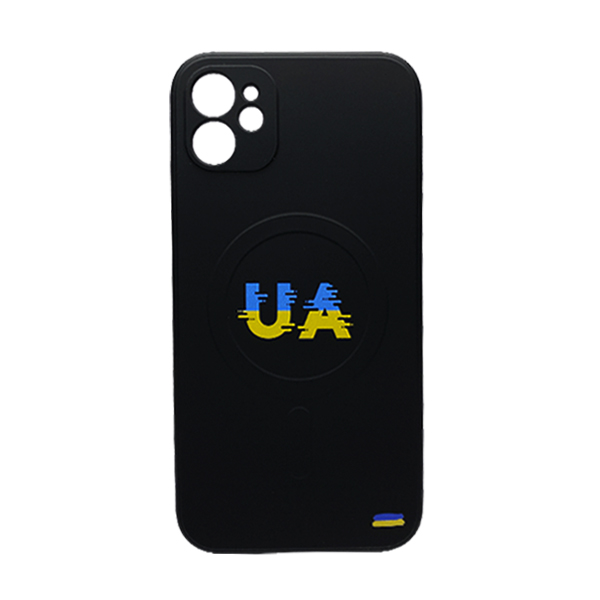Чехол Wave Ukraine Edition Case для Apple iPhone 12 with MagSafe Ukraine Blue/Yellow
