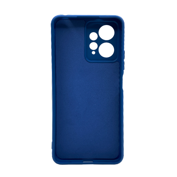 Чехол Original Soft Touch Case for Xiaomi Redmi Note12 4G Dark Blue with Camera Lens