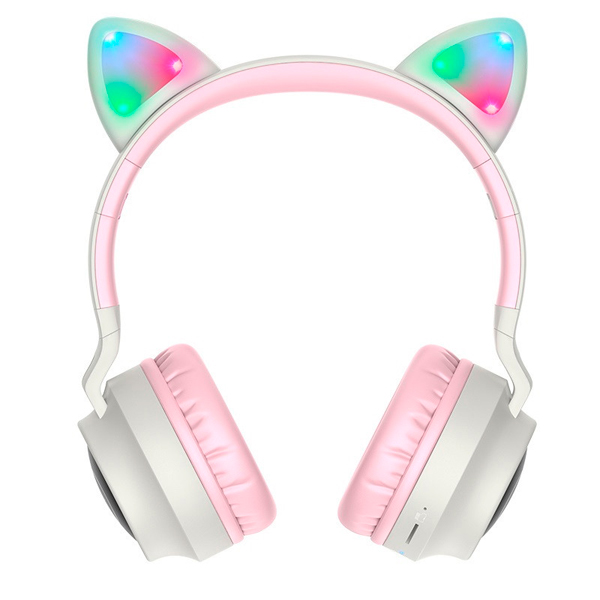 Bluetooth Наушники Hoco W27 Cat Ear Wireless Headphones Grey