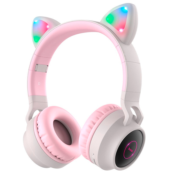 Bluetooth Навушники Hoco W27 Cat Ear Wireless Headphones Grey