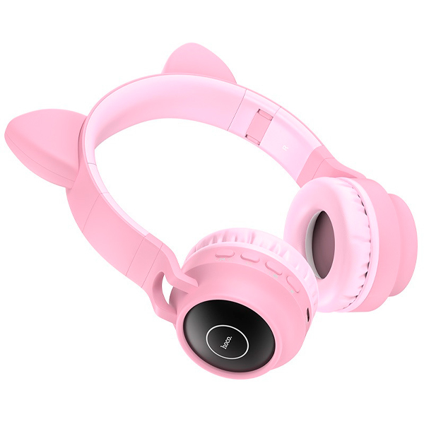 Bluetooth Наушники Hoco W27 Cat Ear Wireless Headphones Pink
