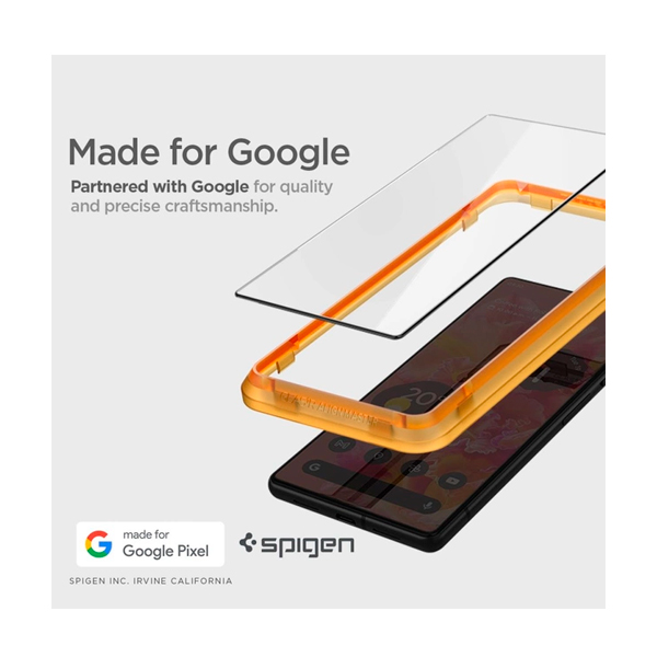 Захисне скло Spigen Glass AlignMaster для Google Pixel 7 Clear (2 Pack) (AGL05199)