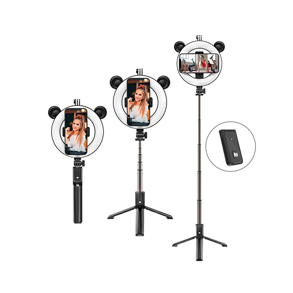 Набор для блогеров 2 в 1 кольцевая лампа Borofone BY6 PerfectPic Fill Light Live Broadcast Holder