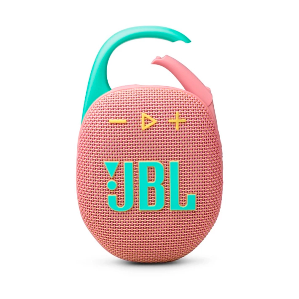 Портативна колонка JBL Clip 5 Pink (JBLCLIP5PINK)