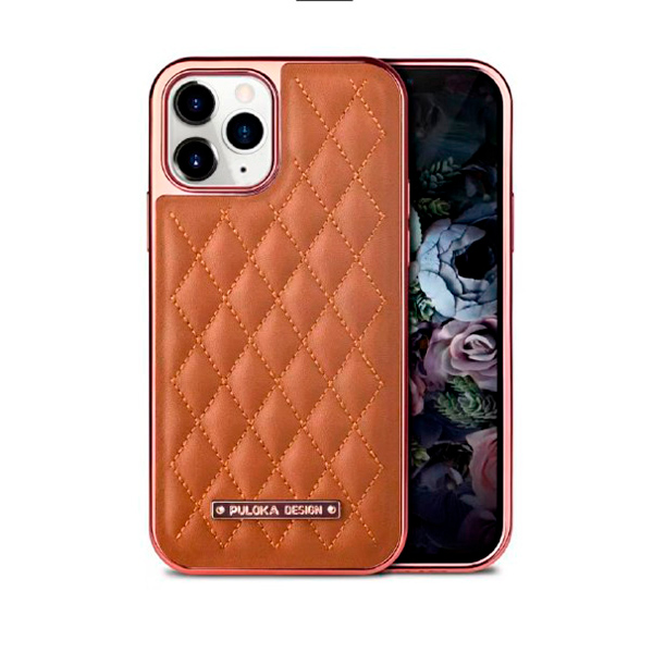 Чохол Puloka Leather Case для iPhone 11 Pro Brown