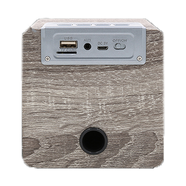 Портативная Bluetooth колонка BY3080 Grey Wood