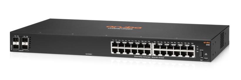 Комутатор HPE Aruba 6100 Switch 24G 4SFP+ JL678A (RSVLC-1813)