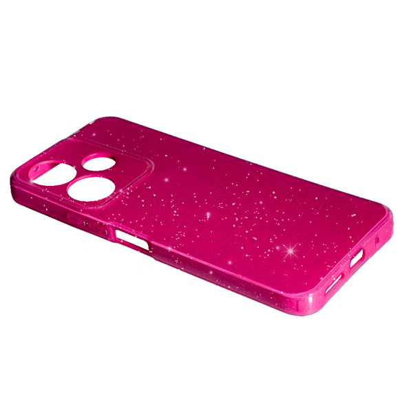 Чехол Silicon Shiny Case Xiaomi 13/Poco M6 Glitter Rose Red