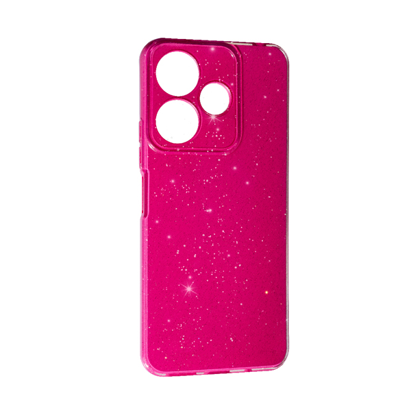 Чехол Silicon Shiny Case Xiaomi 13/Poco M6 Glitter Rose Red