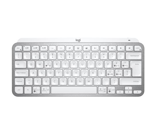 Клавіатура бездротова Logitech MX Keys Mini Wireless Illuminated UA Pale Gray (920-010499)