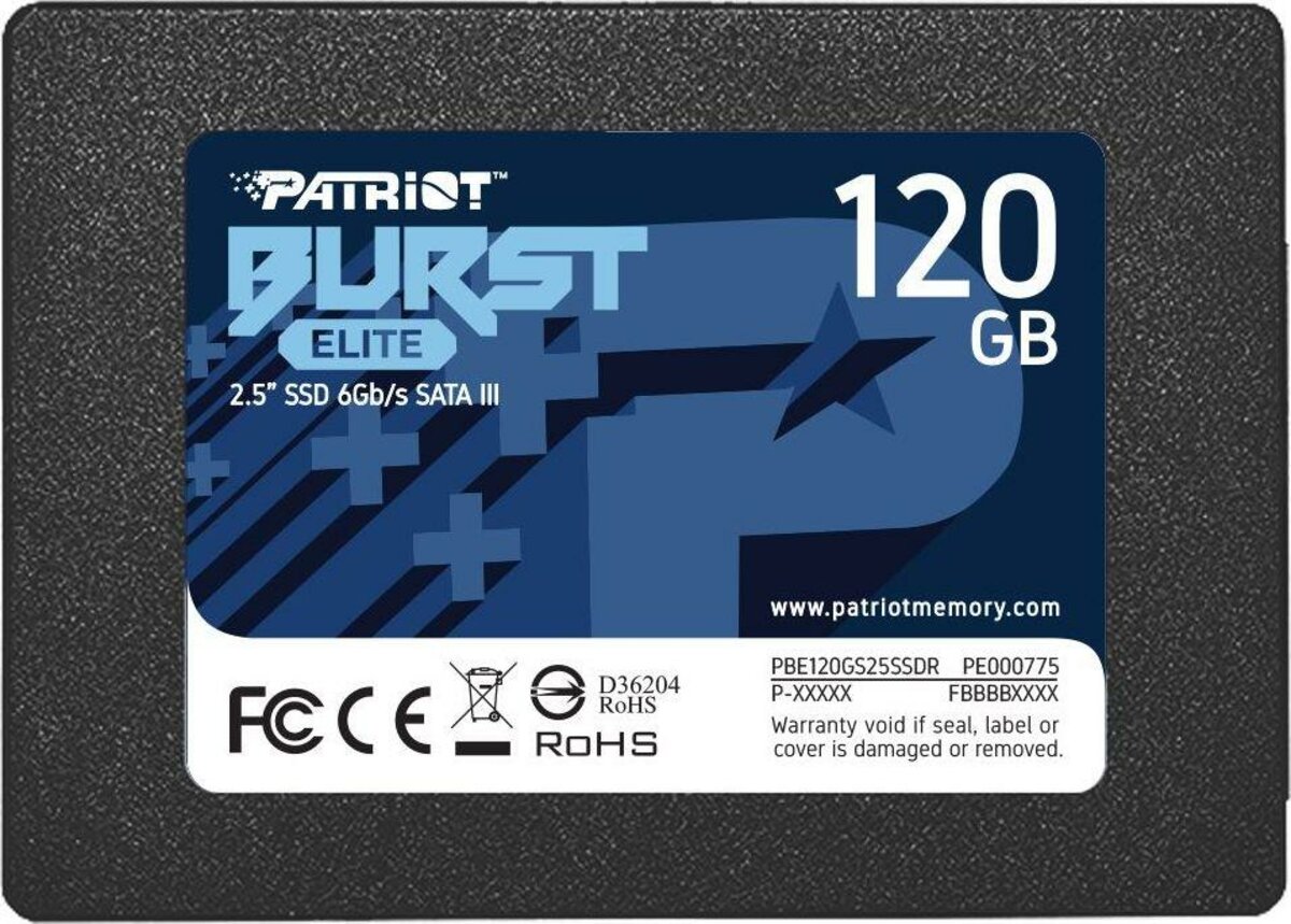 SSD Patriot Burst Elite 120GB 2.5" 7mm SATAIII TLC 3D