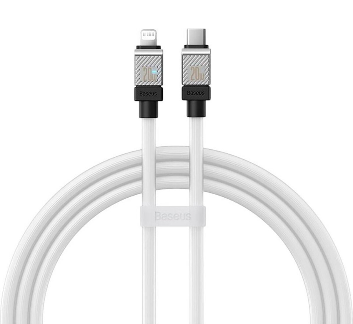 Кабель Baseus CoolPlay Series Fast Charging Cable Type-C to iP 20W 1m White