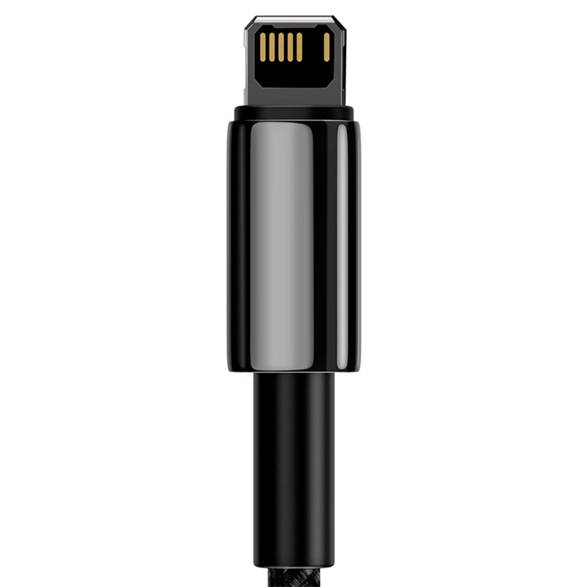 Кабель Baseus Tungsten Gold Fast Charging Data Cable USB to iP 2.4A 1m Black