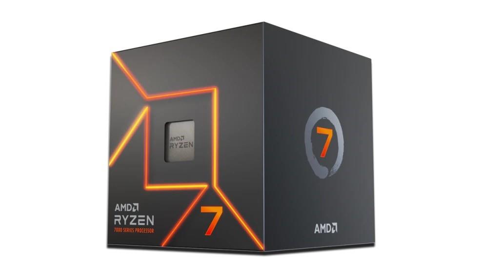 Центральний процесор комп’ютера (CPU) RYZEN X8 R7-7700 SAM5 BX 65W 3800 100-100000592BOX AMD