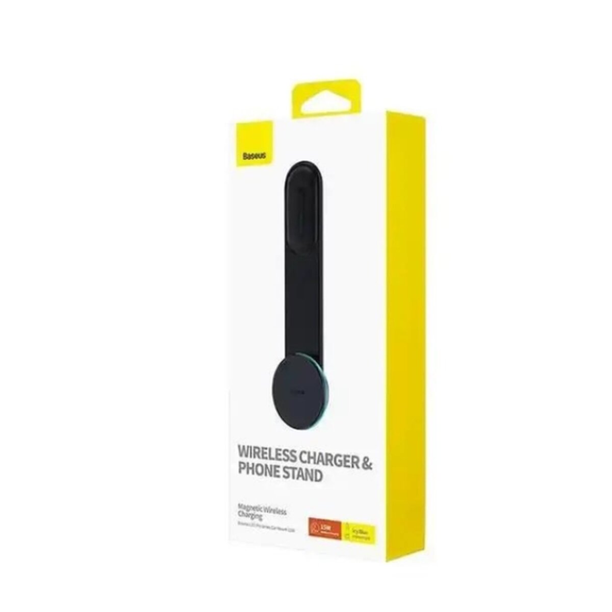 Автотримач для телефона з БЗП Baseus C02 Pro Series Magnetic Wireless Charging Car Mount Cluster Black