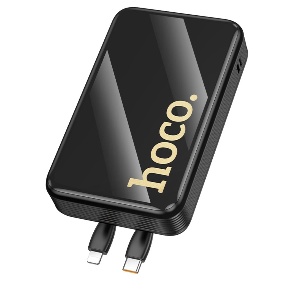 Зовнішній акумулятор HOCO Q37A Graceful 22.5W+PD20W power bank with two cables(20000mAh) Black