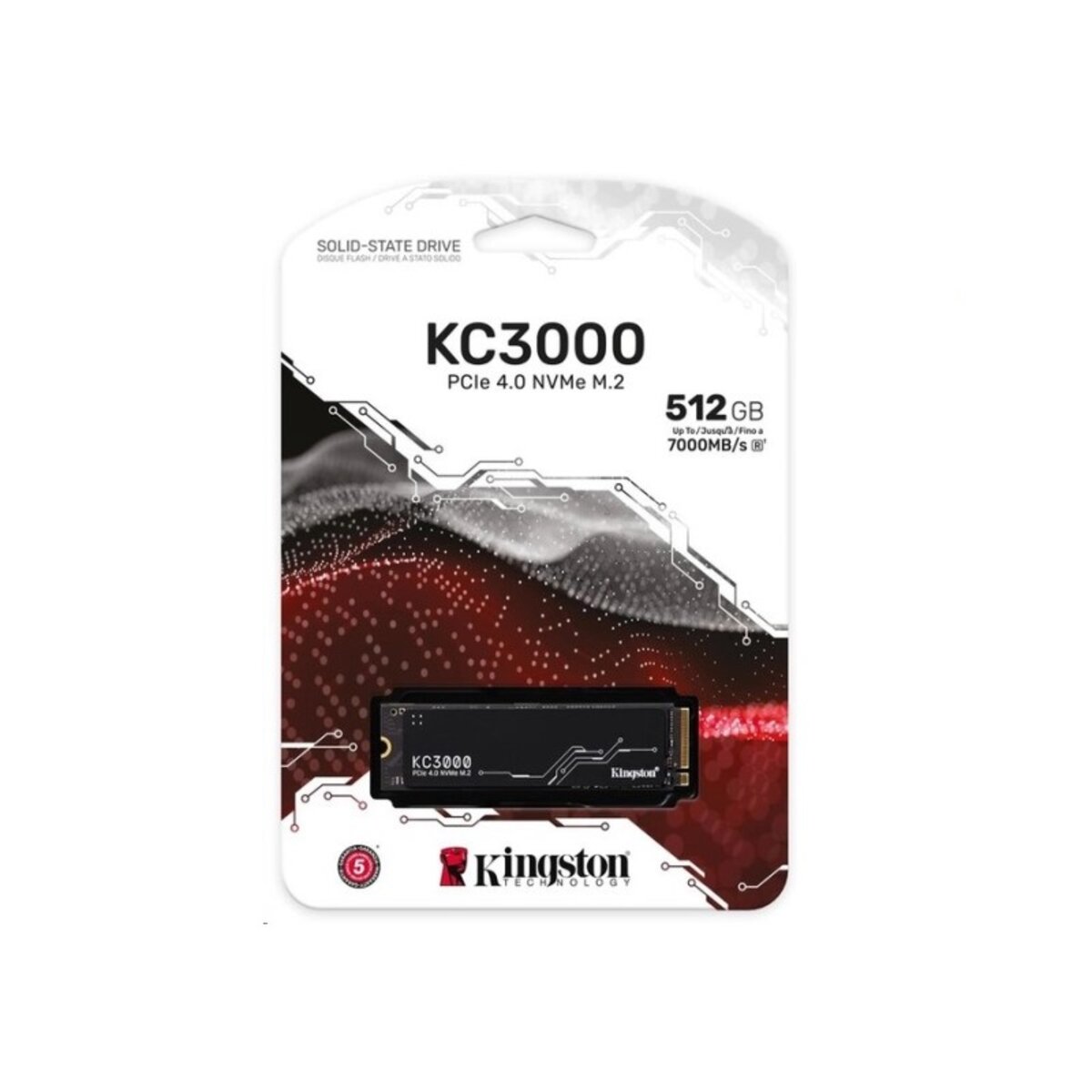 Твердотільний запам’ятовувальний пристрій накопичувач (SSD) G4 M.2 NVME 512GB SKC3000S/512G KINGSTON