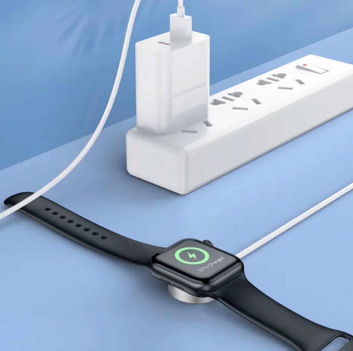 Бездротовий зарядний пристрій для смарт-годинника Hoco CW39 Wireless charger for iWatch White