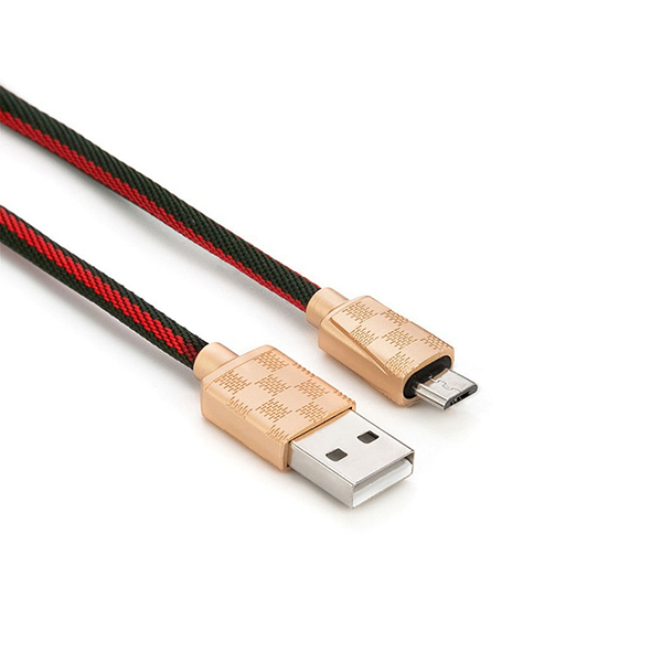 Кабель XO NB34 Micro USB 1m 2.4A Gold