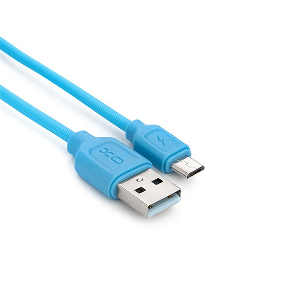 Кабель XO NB36 Micro USB 1m 2.1A Blue