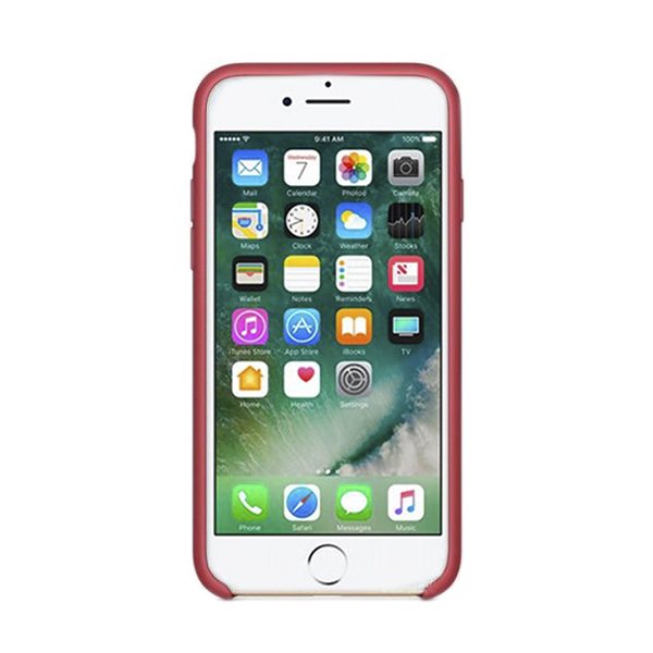 Чохол Soft Touch для Apple iPhone 8/SE 2020 Camellia Red