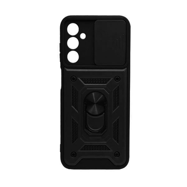 Чехол Armor Camshield Case для Samsung M14/M146 with Ring Black with Camera Lens