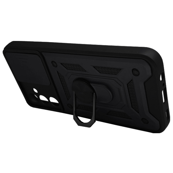 Чехол Armor Camshield Case для Samsung M15/M156 with Ring Black