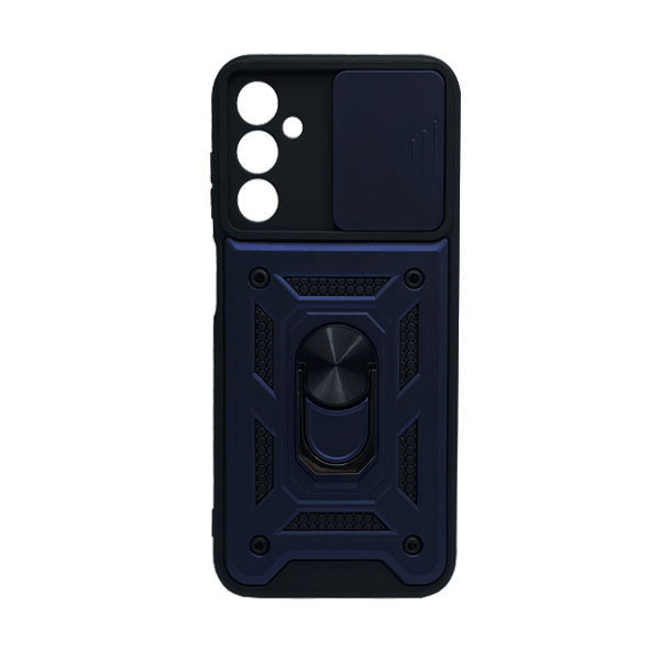 Чехол Armor Camshield Case для Samsung M14/M146 with Ring Dark Blue with Camera Lens