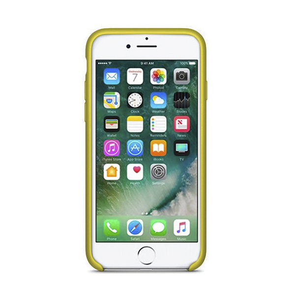 Чехол Soft Touch для Apple iPhone 7/8/SE 2020/SE 2022 Canary Yellow