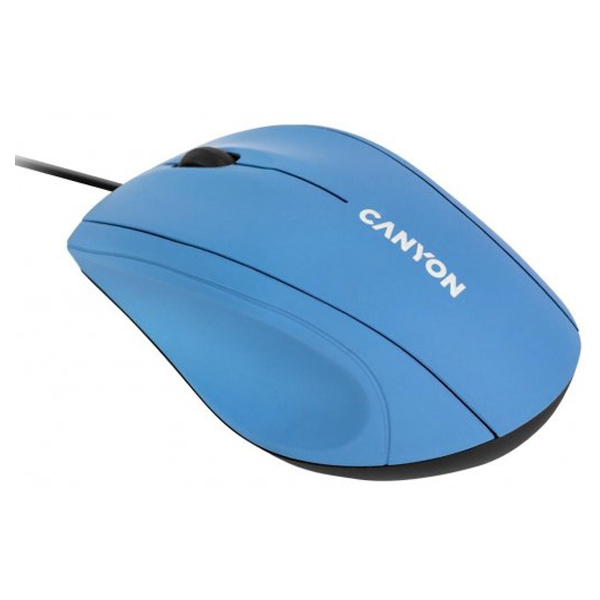 Проводная мышь Canyon CNE-CMS05BX Light Blue